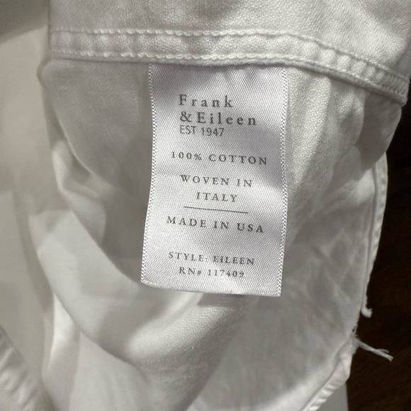 Frank & Eileen NEW Size Small Eileen Relaxed Button up shirt - Picture 9 of 11